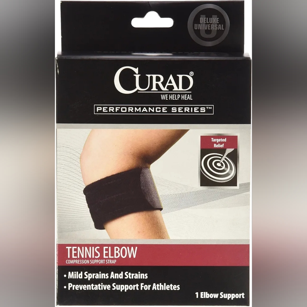Curad Tennis Elbow Compression Support Strap